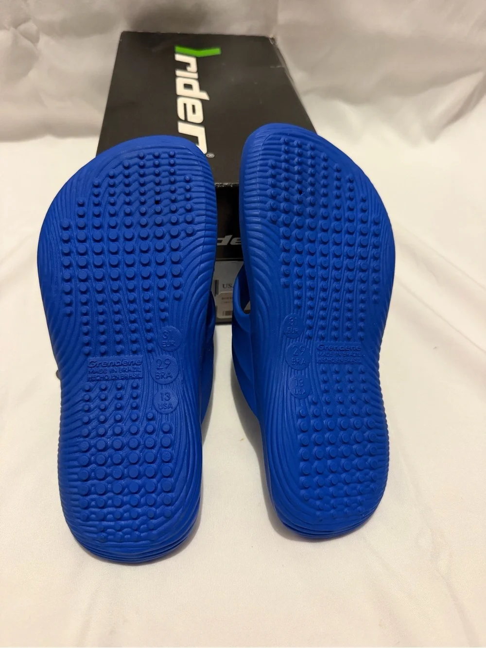Rider Cape II KI Kids Flip Flops Size 13 Youth Blue/Blue NWT